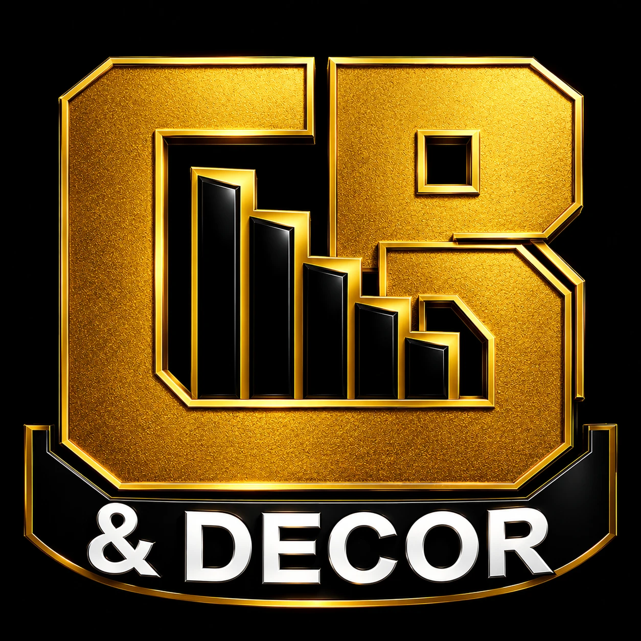 Golden Riser Decor Logo